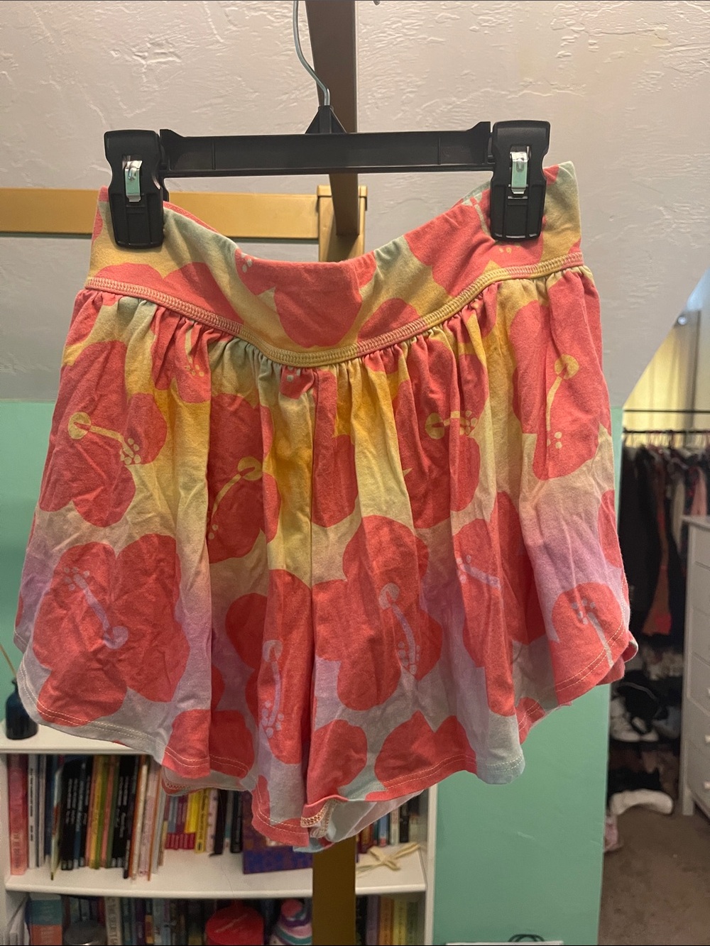 Tea Collection Girl’s Floral Print Skirt - Pink Multicolor
